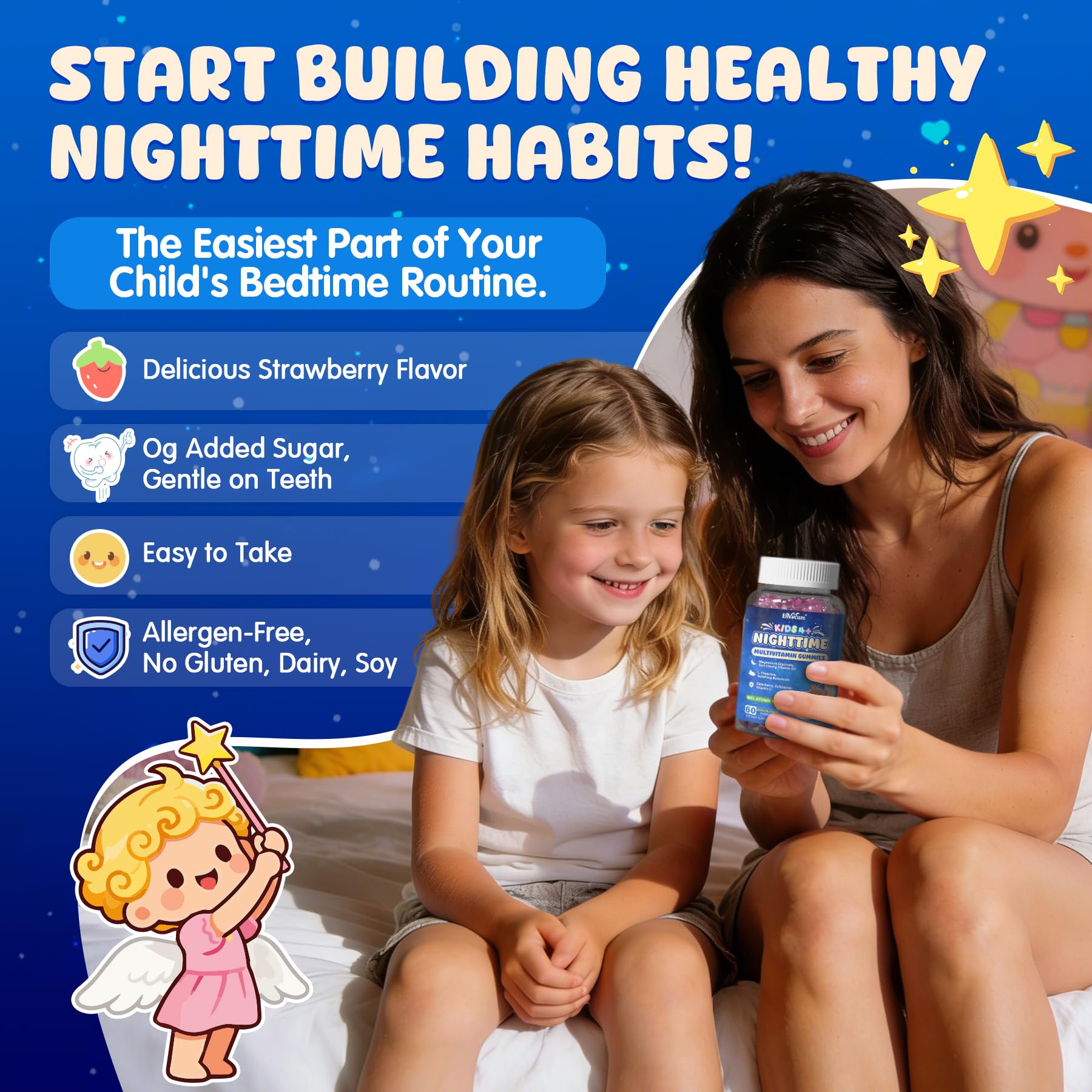 EnvyCure ambiente habitación infantil transmitiendo tranquilidad nocturna
