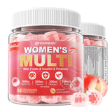 EnvyCure envase frontal de gomitas multivitamínicas, presentación clara y ventaja todo‑en‑uno
