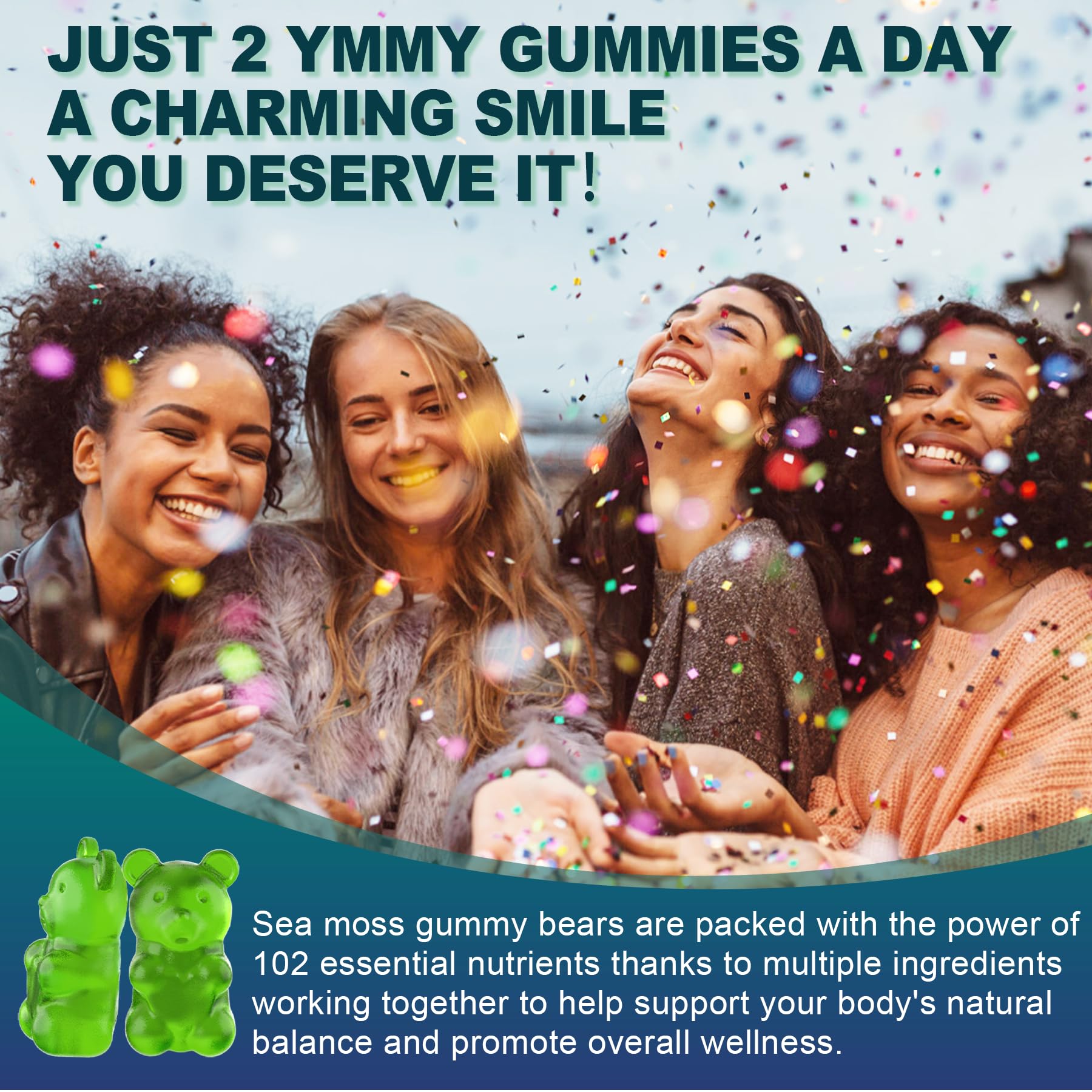 EnvyCure gomitas en mano mostrando tamaño práctico y dosificación fácil