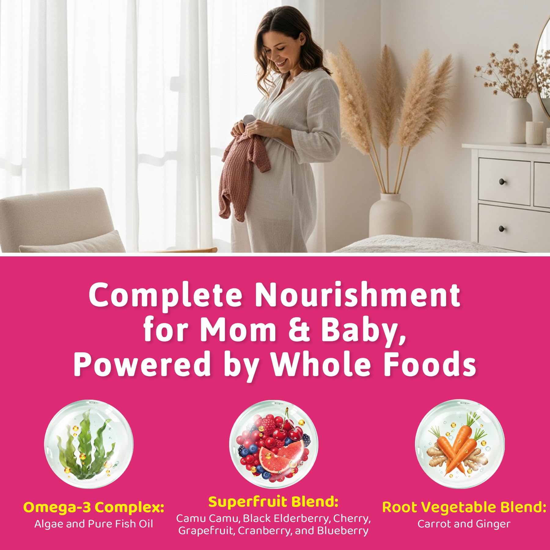 EnvyCure etiqueta nutricional abierta que muestra vitaminas y dosis claras