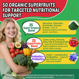 EnvyCure mezcla de frutas y verduras orgánicas que aporta nutrientes variados