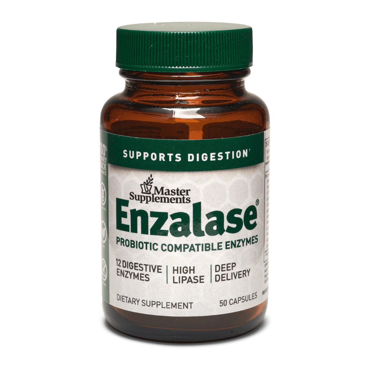 ENZALASE frasco frontal mostrando etiqueta y beneficios digestivos