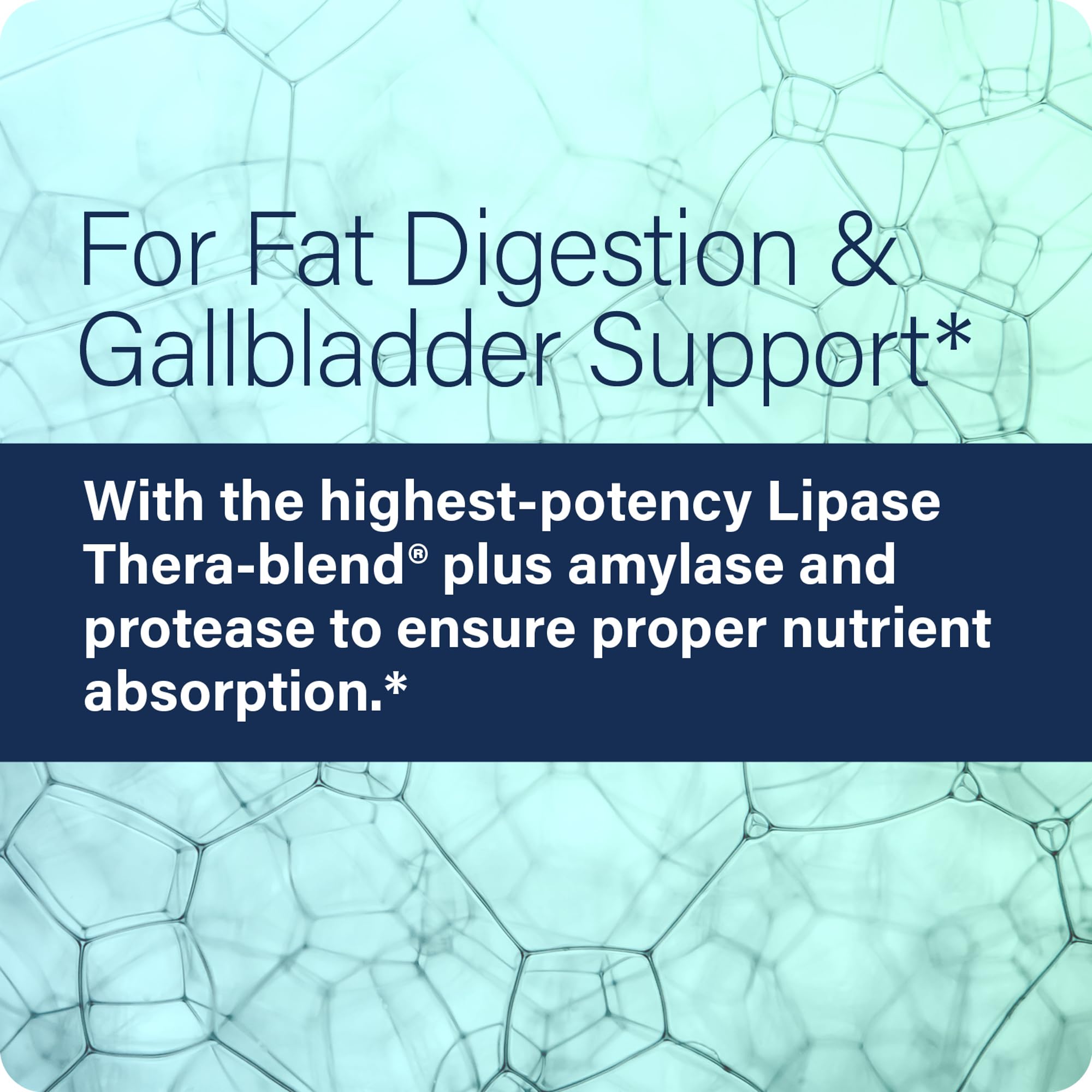 Enzyme Science Lypo Optimize cápsula junto a plato para mostrar uso con comidas