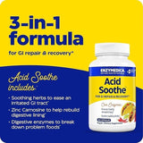 Enzymedica cápsula Acid Soothe primer plano mostrando formato vegano práctico