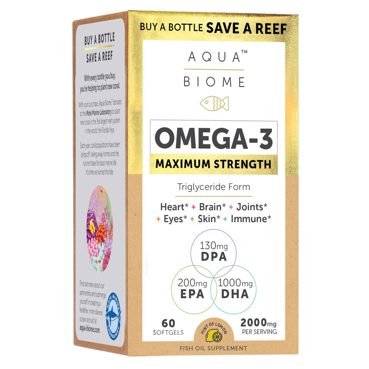 Enzymedica frasco frontal mostrando etiqueta y beneficio de omega‑3 concentrado