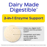 Enzymedica tabletas masticables en mano, comodidad y dosificación clara