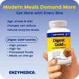 Enzymedica Digest Gold sello de control de calidad y pruebas internas de seguridad