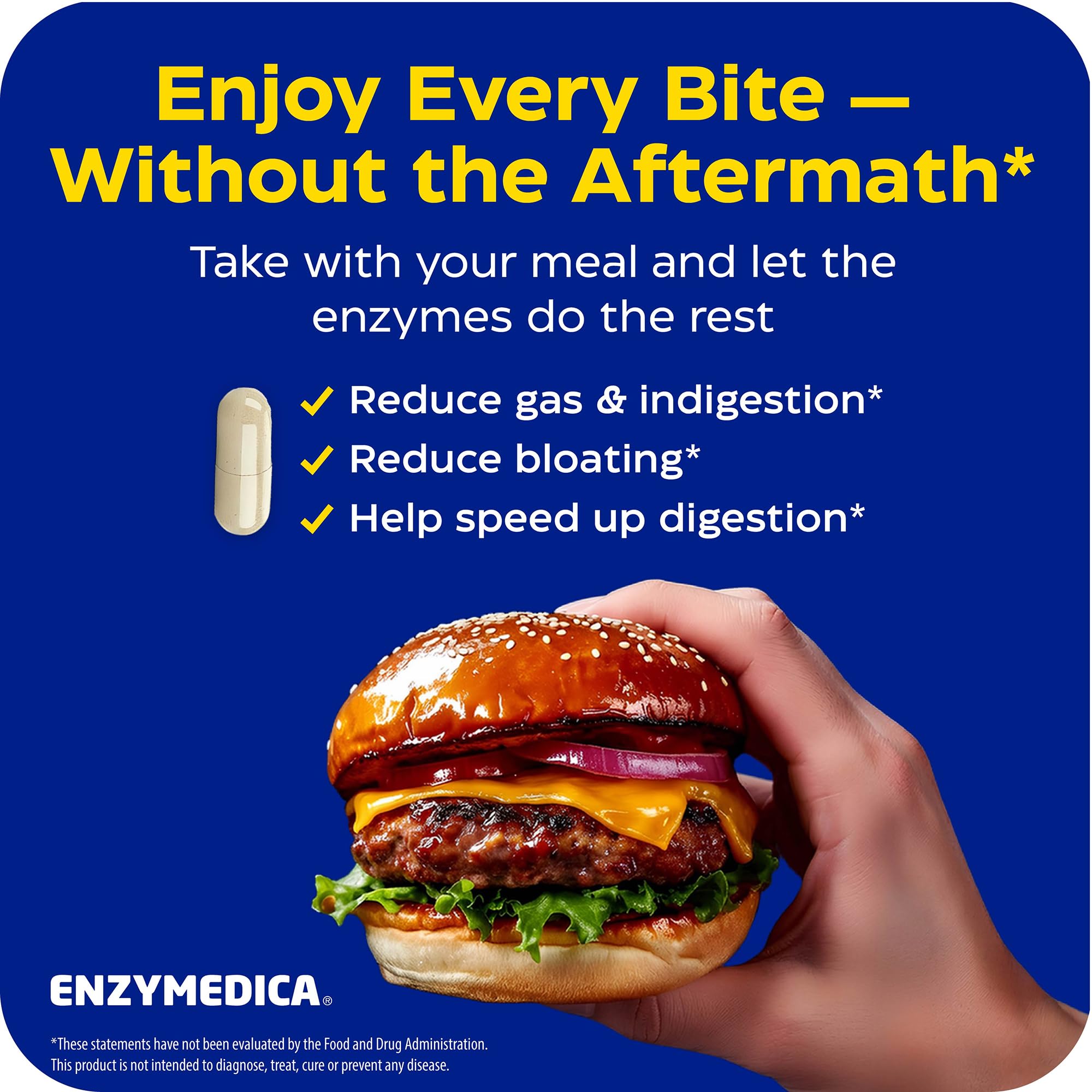 Enzymedica Digest Gold textura de cápsula resaltando formulación vegana y pura