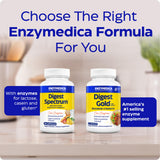 Enzymedica producto en mesa con alimentos muestra aplicación cotidiana
