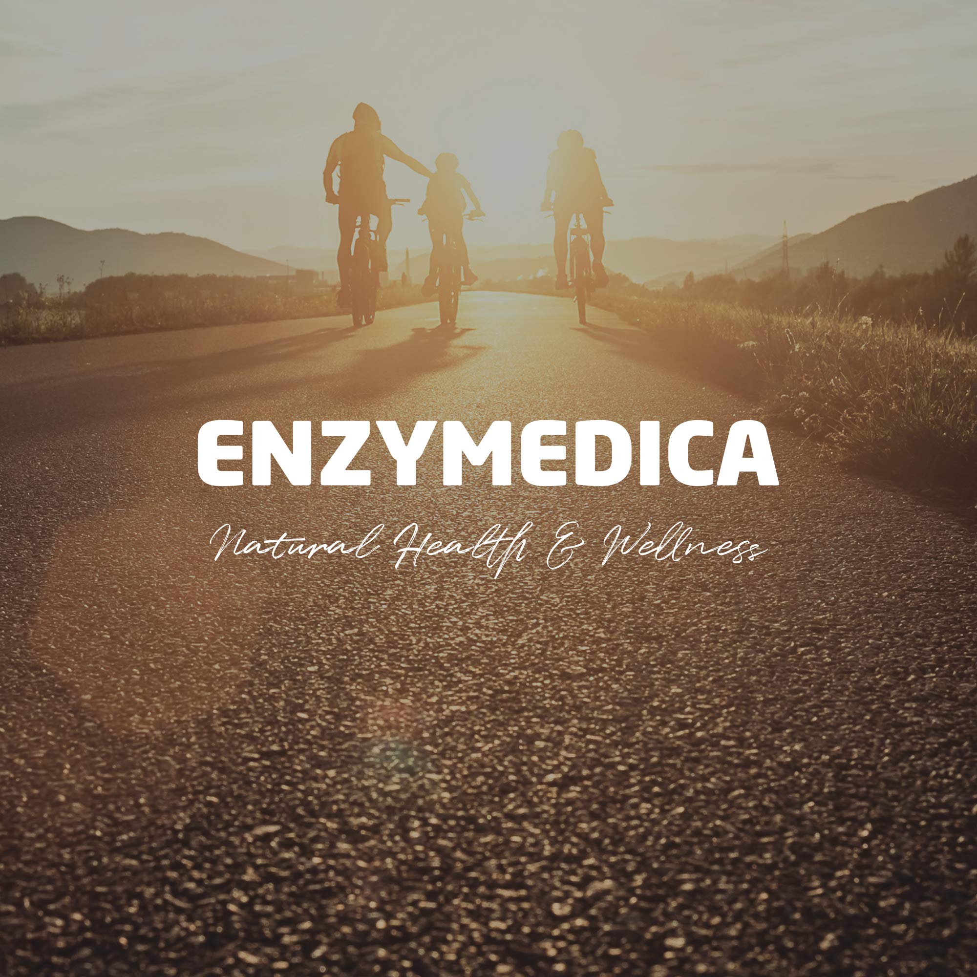 Enzymedica envase en cocina para mostrar uso diario y almacenamiento sencillo