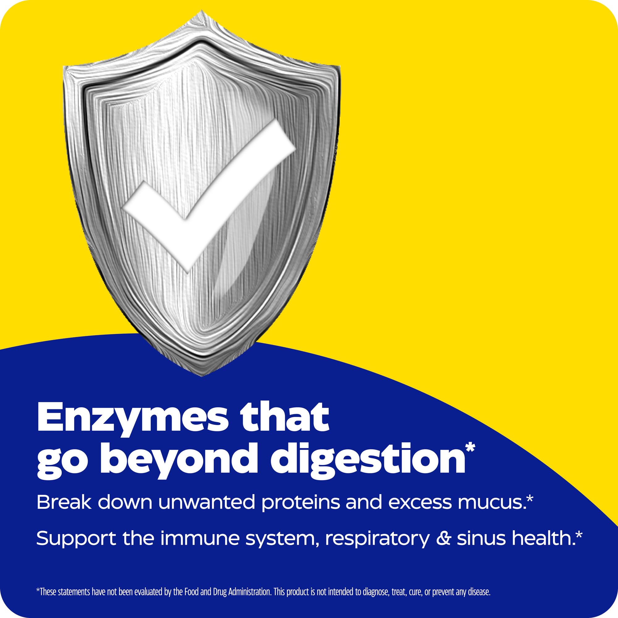 Enzymedica Immune Defense persona tomando cápsula, uso no somnífero y flexible