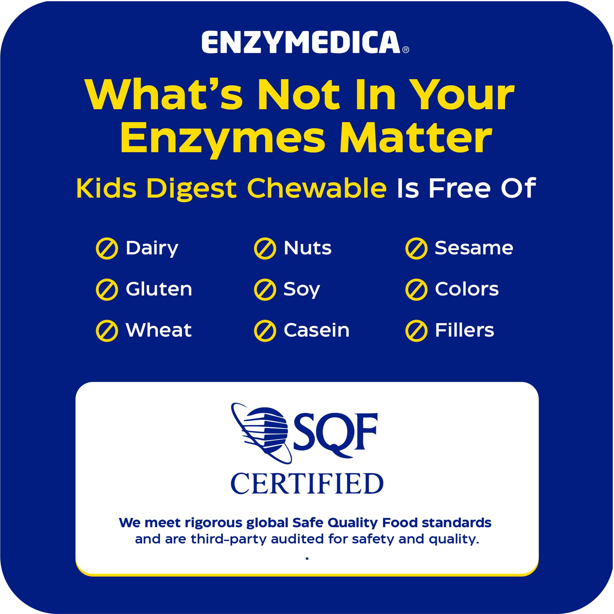 Enzymedica tabletas junto a frutas que sugiere sabor natural fruit punch