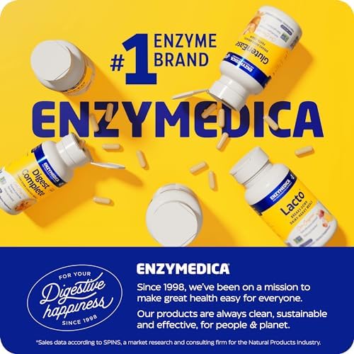 Enzymedica Natto-K textura del contenido en polvo dentro de cápsula