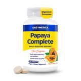 Enzymedica paquete frontal mostrando Papaya Complete y beneficio digestivo