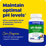 Enzymedica pH‑Basic cápsulas detalle abierto para ver forma y recubrimiento