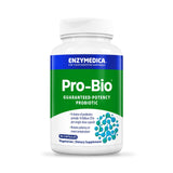 Enzymedica Pro-Bio frente del envase mostrando 90 cápsulas y beneficio digestivo