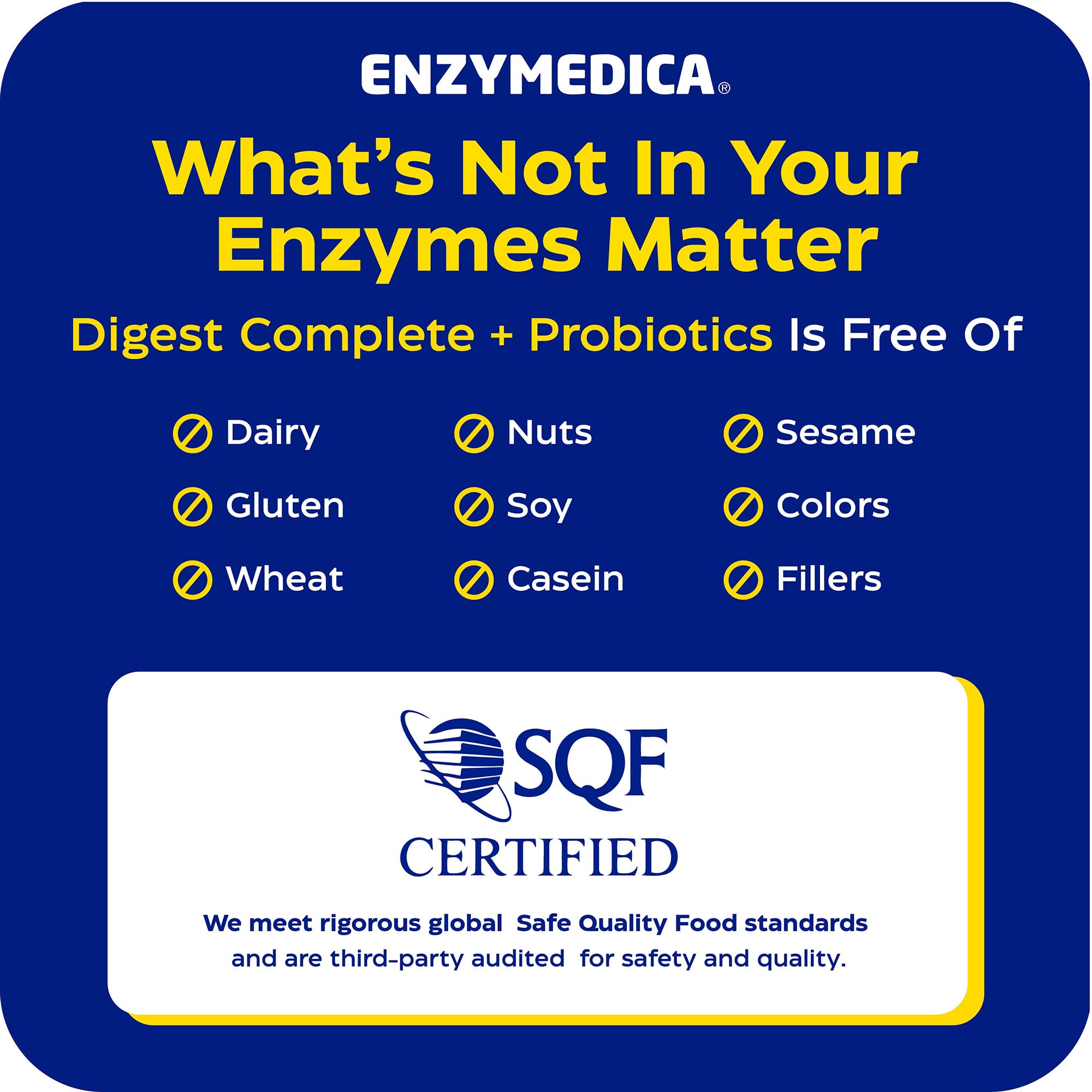 Enzymedica ilustración de probiótico y enzimas destacando apoyo intestinal