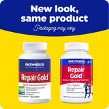 Enzymedica Repair Gold ambiente lifestyle junto a equipo deportivo