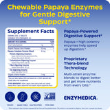 Enzymedica tabletas masticables apiladas, apoyo digestivo práctico