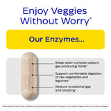 Enzymedica VeggieGest cápsula en mano indicando facilidad de uso