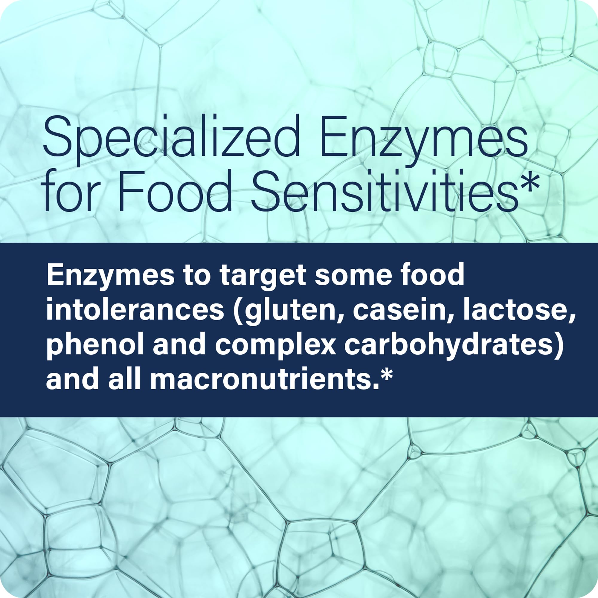 Enzyme Science junto a alimentos con lactosa y granos para uso práctico
