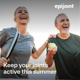 EPIJOINT cápsulas en primer plano, detalle de forma pequeña y fácil de tragar