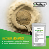 ePothex Luteolin Powder mezclado en batido, uso fácil y absorción rápida
