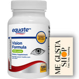 ME GUSTA SHOP frasco Equate Vision Formula frente, muestra cantidad y beneficios