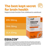 Equazen Eye Q detalle de una cápsula transparente y suave