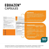 Equazen Eye Q cápsulas junto a un desayuno saludable para uso cotidiano