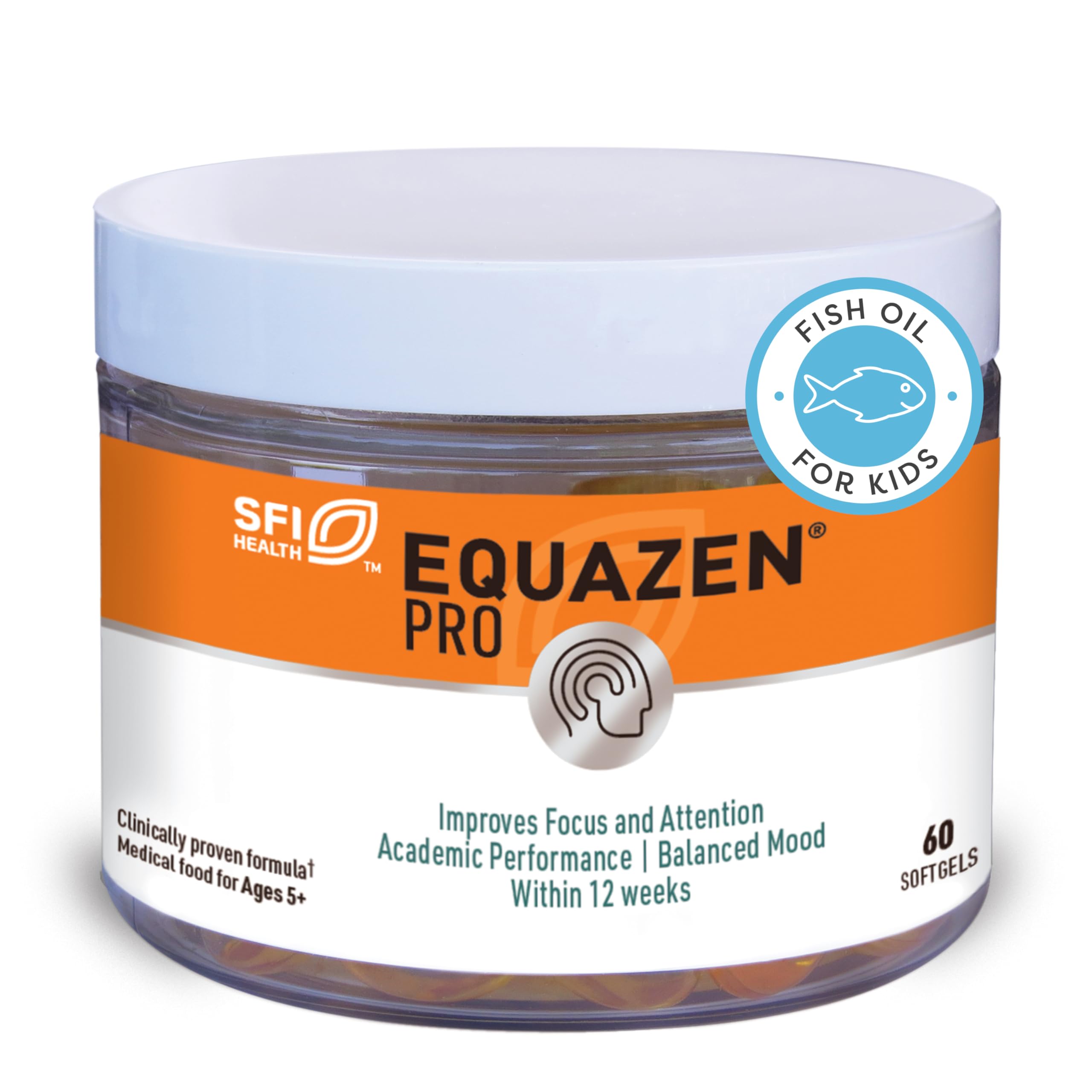 Equazen Pro presentación frontal mostrando envase y edad objetivo