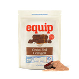 Equip envase frontal del colágeno chocolate mostrando la marca y presentación