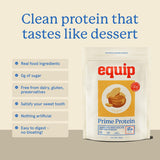 Equip pancakes enriquecidos con polvo Prime, añade proteína sin lácteos