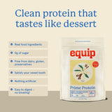Equip batido preparado en vaso listo para consumo post-entreno