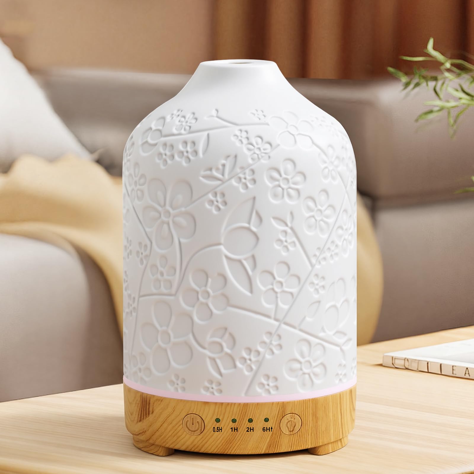 EQUSUPRO difusor Blossom vista frontal elegante y compacto para decorar