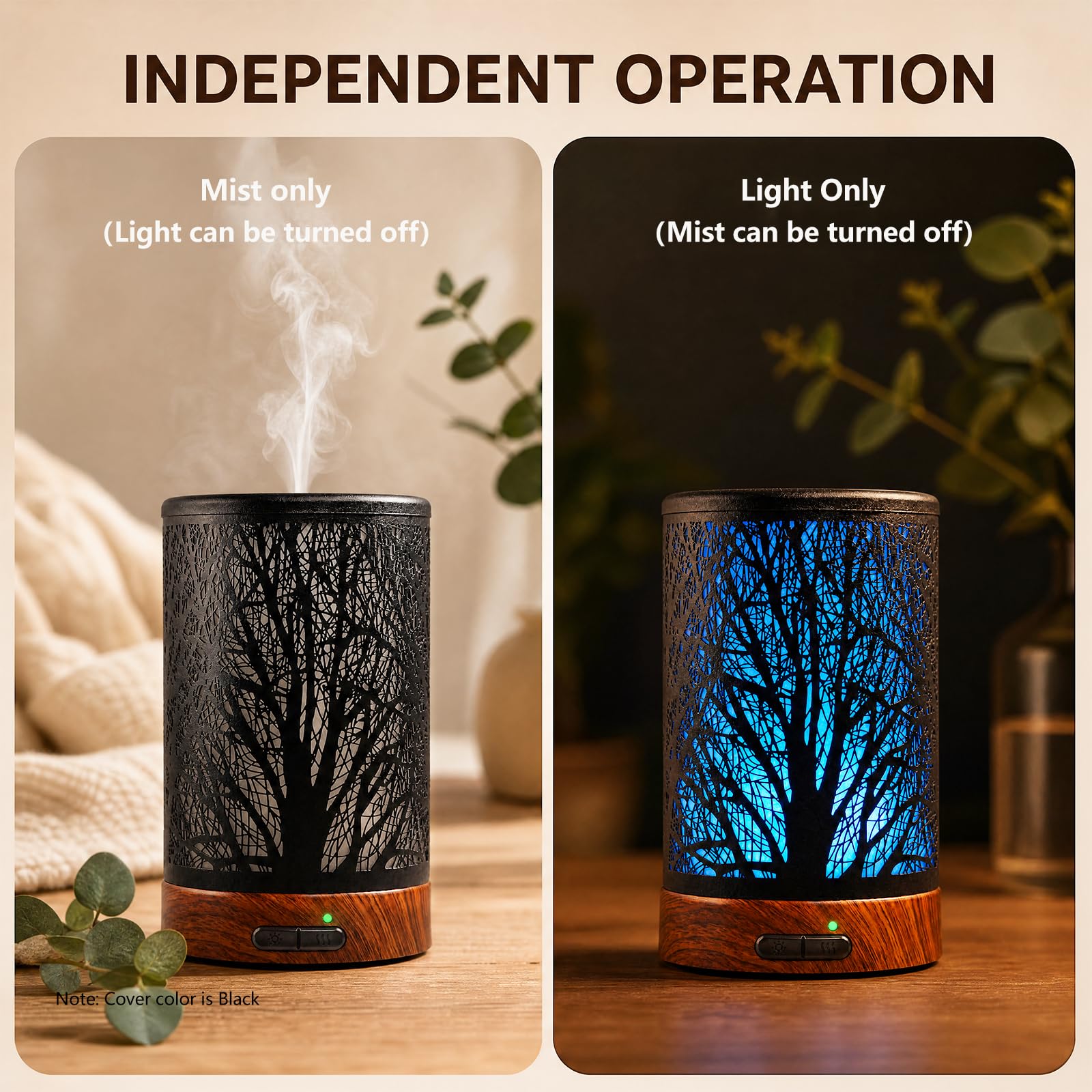 EQUSUPRO detalle patrón árbol en metal que realza decoración moderna