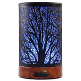 EQUSUPRO difusor metal frente mostrando diseño elegante y uso decorativo