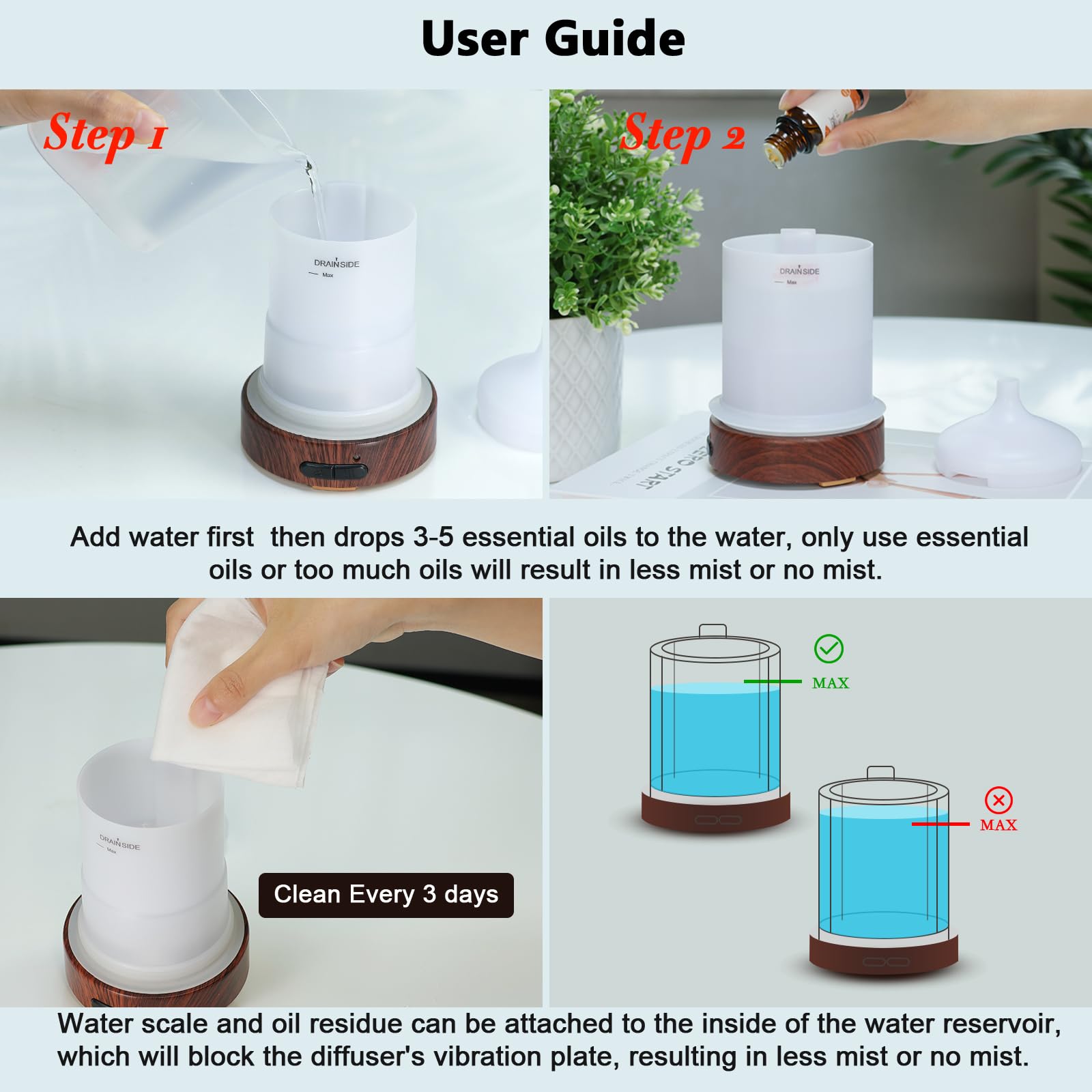 EQUSUPRO comparación de tamaño junto a una taza para visualizar su portabilidad