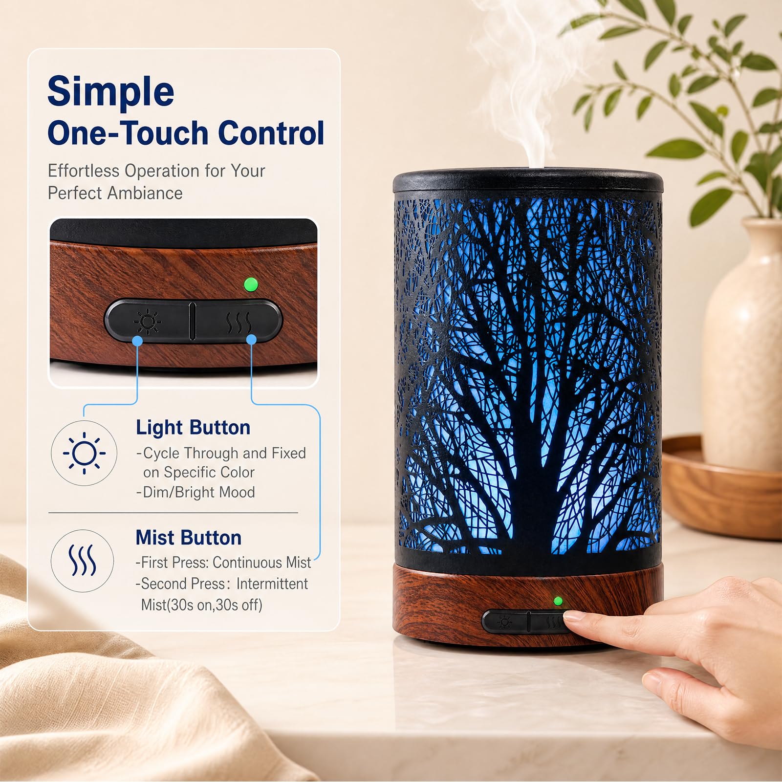 EQUSUPRO lateral expulsando niebla fría ideal para humidificar espacios