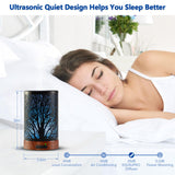EQUSUPRO difusor en uso sobre mesita mostrando ambiente acogedor