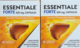 ESENTIALEFORTE frontal del envase mostrando 100 cápsulas, práctico para almacenamiento