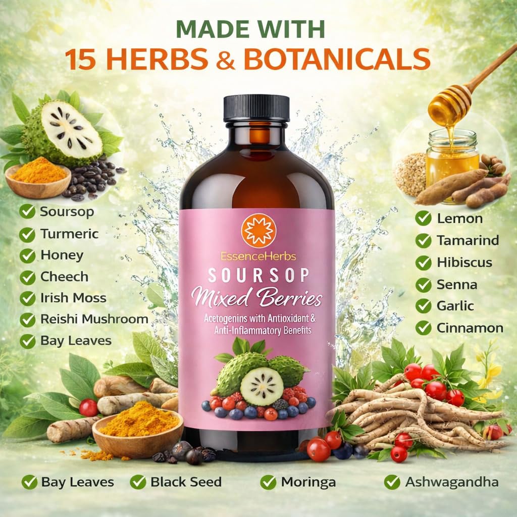 Essence Herbs botella junto a una regla para comparar tamaño y porción