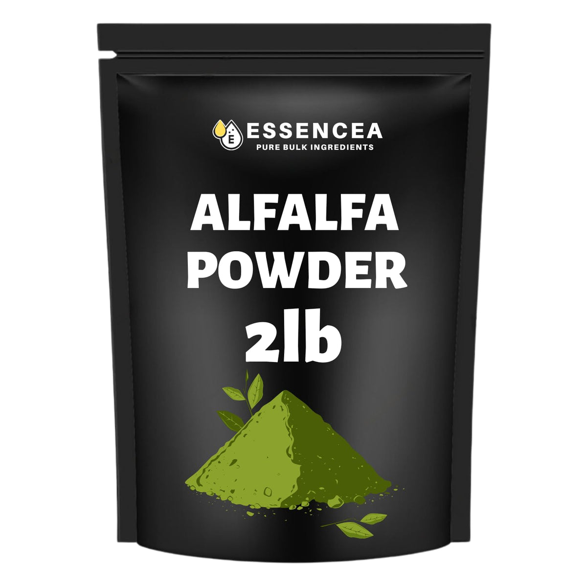Essencea frente del empaque 2 lb mostrando cierre resellable y beneficio de almacenamiento prolongado