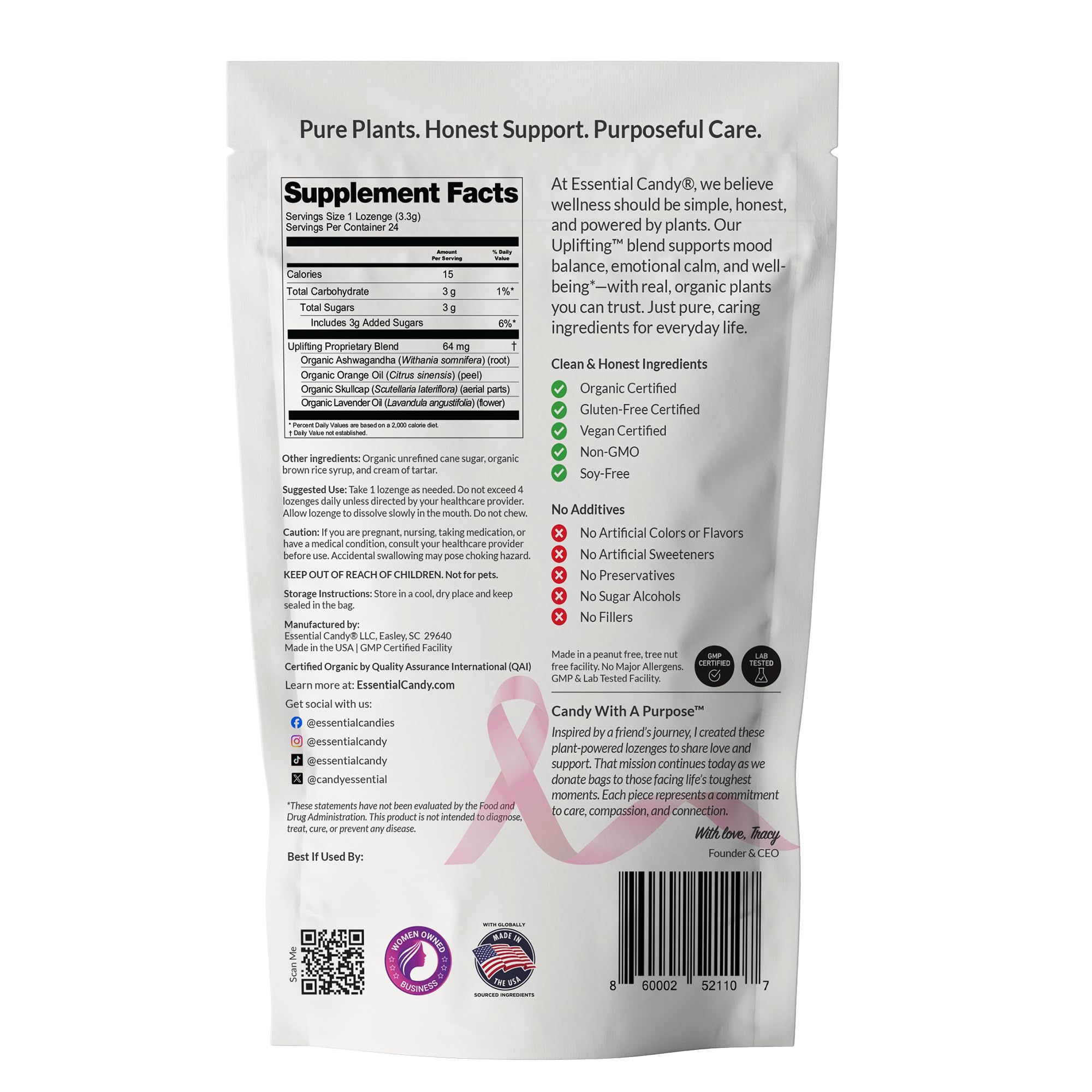 Essential Candy pastillas envueltas individualmente listas para llevar