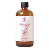 Essential Delights botella frontal Wintergreen 16 oz con diseño claro y beneficio de rendimiento
