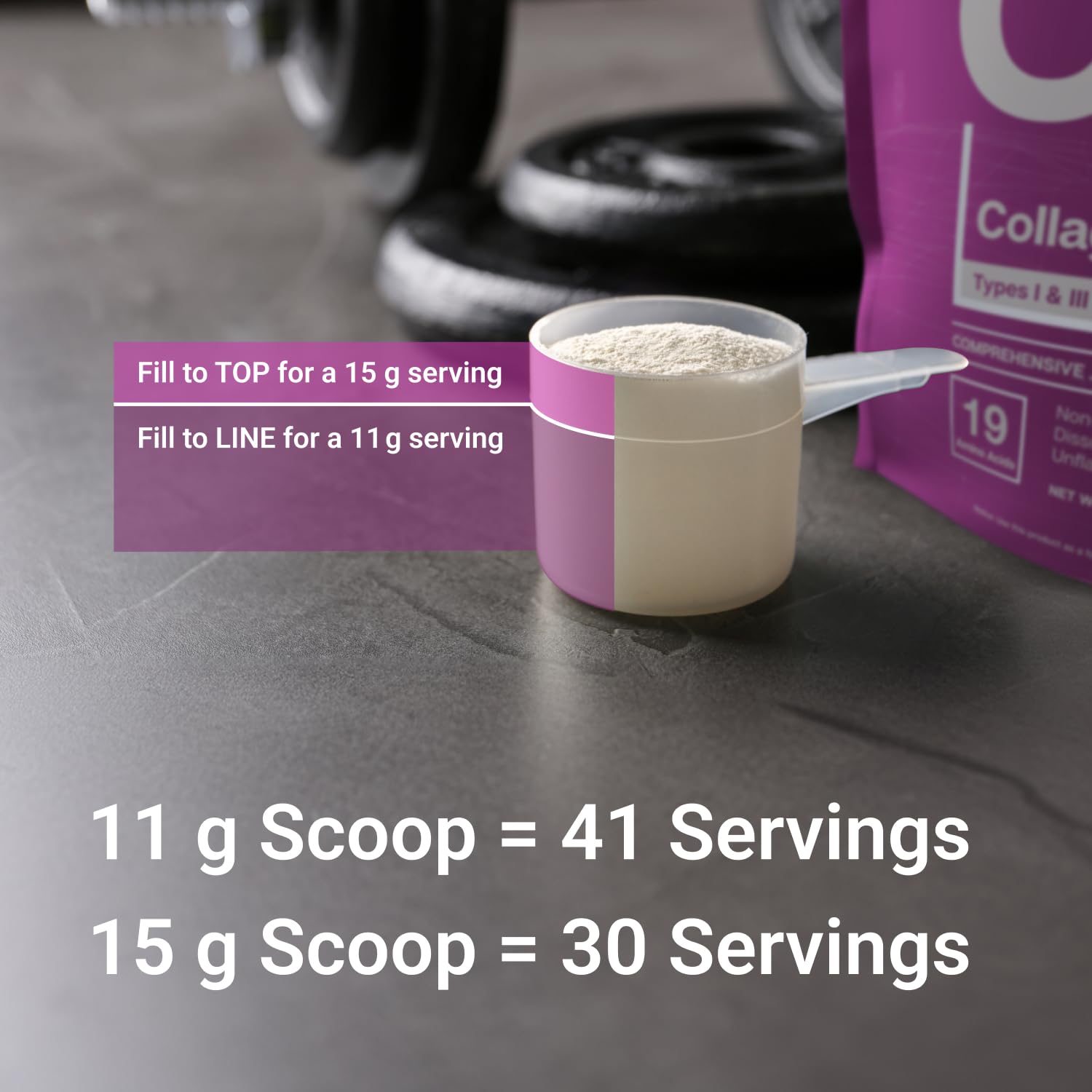 Essential Elements bol con polvo para visualizar consistencia y uso culinario