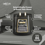 Essential Elements Candle-Lite Vibes primer plano de la cera mostrando textura uniforme y calidad