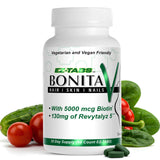 Essential Source Bonita V frontal del envase mostrando etiqueta y beneficios