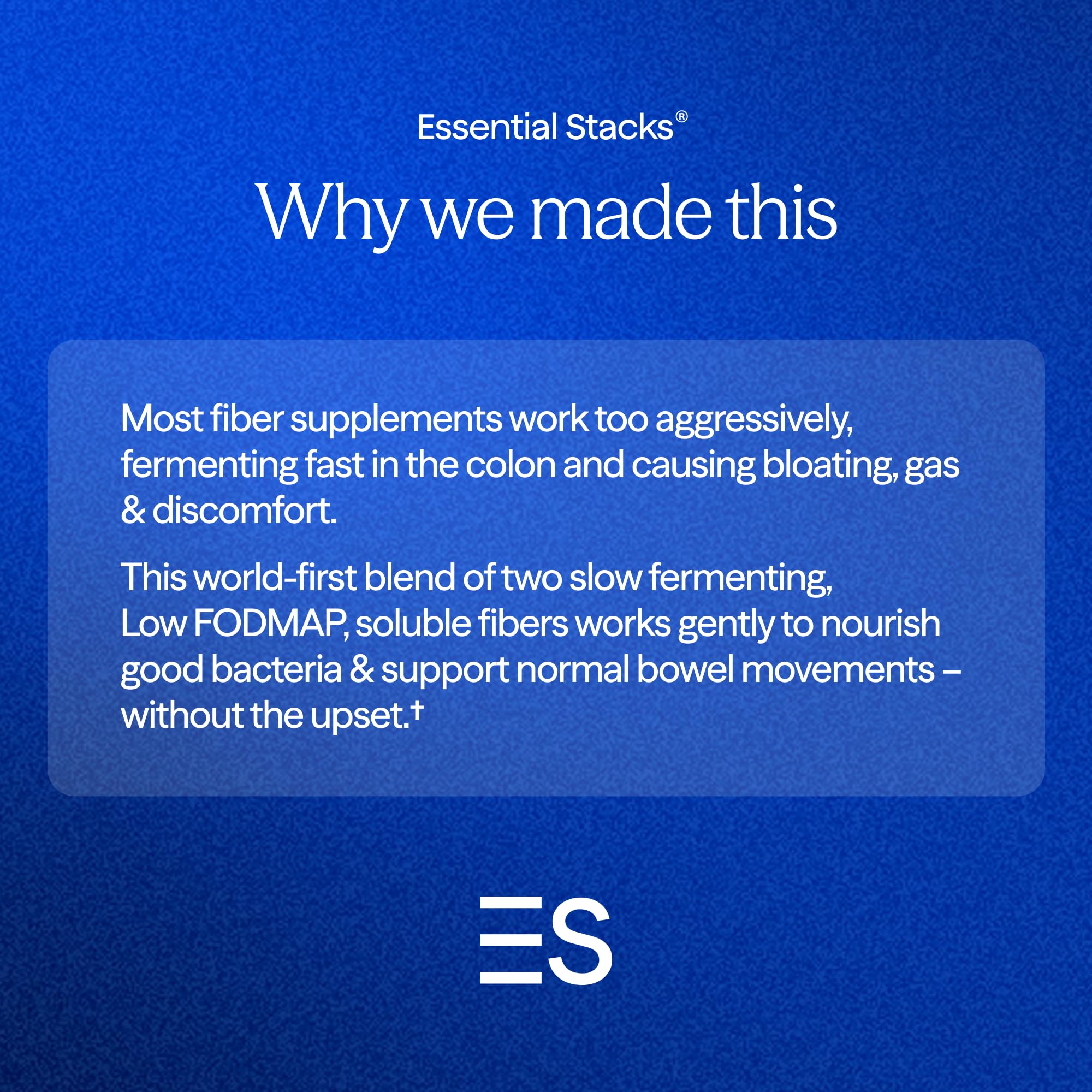 Essential Stacks detalle del envase abierto para ver calidad y comodidad