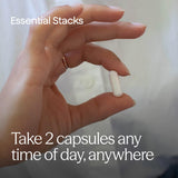 Essential Stacks en contexto de gimnasio con suplemento práctico para rutina